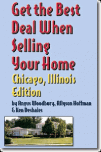 Book titled "Get the best deal when selling your home." Chicago Illinois edition